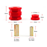 Front Lower Control Arm Bushing and Sleeve Kit for 1996-2000 Honda Civic Non Si_2